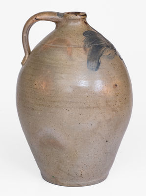Attrib. William Nichols, Poughkeepsie, NY Stoneware Jug, c1823
