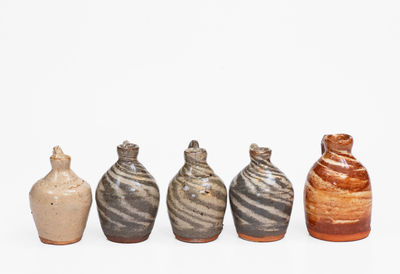 Lot of Five: Burlon Craig, Vale, NC Miniature Jugs