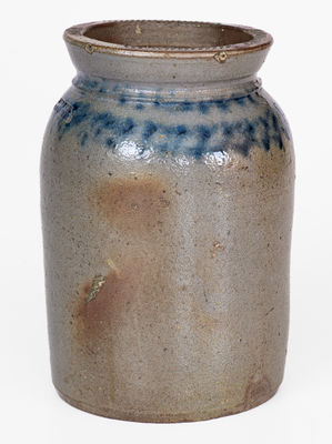 JOHN BELL / WAYNESBORO Stoneware Jar w/ Sponged Decoration