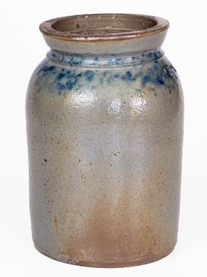 JOHN BELL / WAYNESBORO Stoneware Jar w/ Sponged Decoration