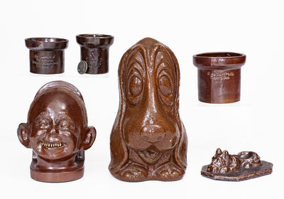 Lot of Six: Assorted Sewertile incl. Marked Salesman s Samples