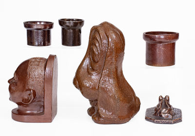 Lot of Six: Assorted Sewertile incl. Marked Salesman s Samples