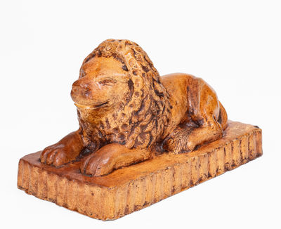 Sewertile Lion Inscribed 