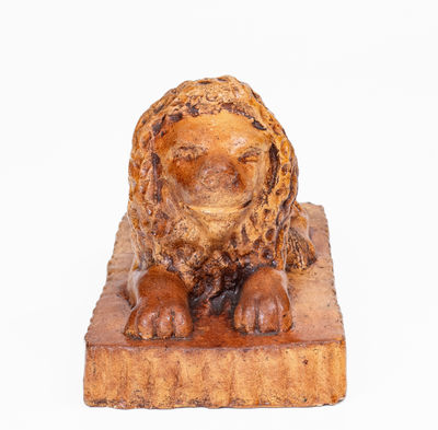 Sewertile Lion Inscribed 