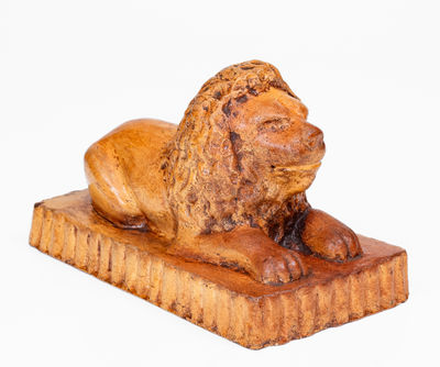 Sewertile Lion Inscribed 
