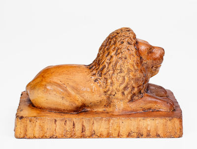 Sewertile Lion Inscribed 