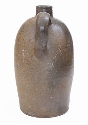 Lot of Two: J. M. HICKERSON / STRASBURG Stoneware Jug, Rare Rice & Stout Book Order Form