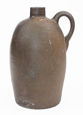 Lot of Two: J. M. HICKERSON / STRASBURG Stoneware Jug, Rare Rice & Stout Book Order Form