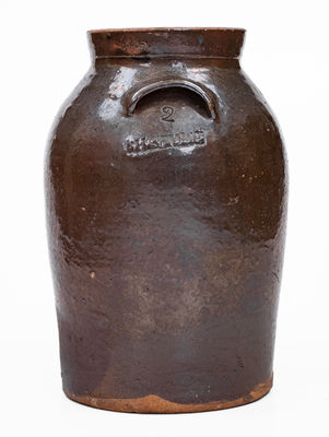 J. H. STONE, Buncombe County, North Carolina Stoneware Jar