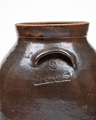 J. H. STONE, Buncombe County, North Carolina Stoneware Jar