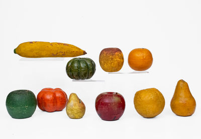 Lot of Ten: Collection of Pottery Produce Banks