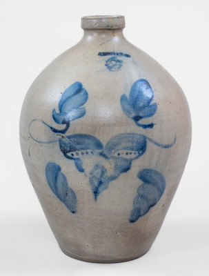 Two-Gallon Stoneware Jug Stamped JORDAN, NY State origin, circa 1840