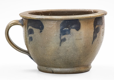Extremely Rare Stoneware Chamber Pot attrib. Swank Pottery, Johnstown, PA