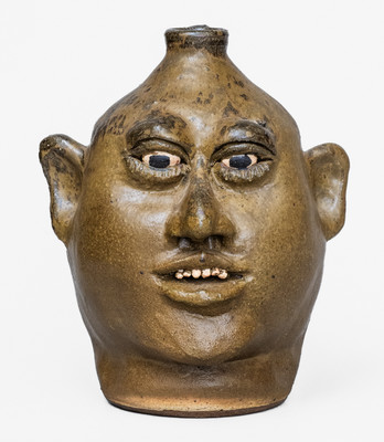 Lanier Meaders Stoneware Face Jug, Cleveland, GA, circa 1985