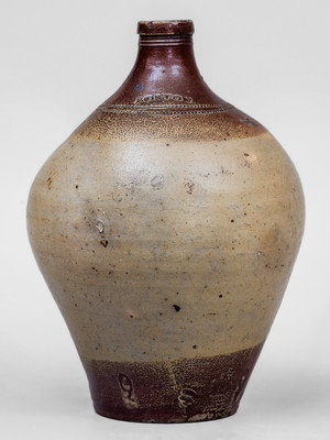 Fine BOSTON Stoneware Jug, Frederick Carpenter, early 19th century
