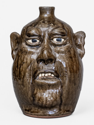 Lanier Meaders (Cleveland, GA) Face Jug, circa 1980