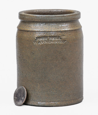 Small-Sized JOHN BELL / WAYNESBORO Stoneware Jar