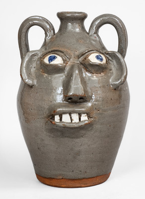 B.B. CRAIG / VALE, N.C. Stoneware Face Jug