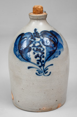 Stoneware Jug attrib. Somerset Potters Works, Massachusetts, c1870