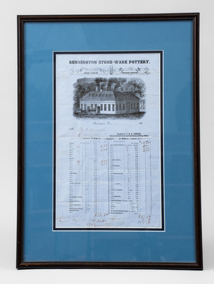 Unusual Billhead for J. & E. NORTON / BENNINGTON, VT, c1850s