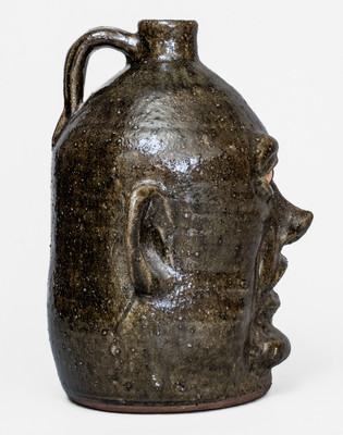Lanier Meaders Pottery Face Jug, Cleveland, GA, circa 1985
