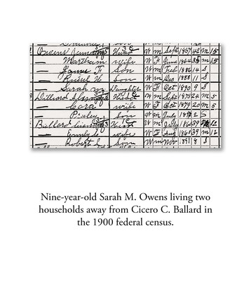 Very Rare C.C. BALLARD / HAYS, NC Stoneware Pitcher for Neighbor Sarah Owens, 1901