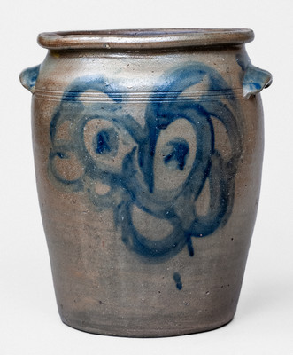 2 Gal. Stoneware Jar w/ Unusual Decoration, Western PA or Ohio