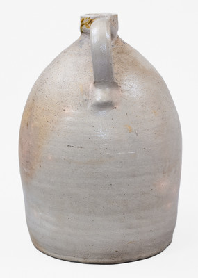 2 Gal. A. L. HYSSONG / BLOOMSBURG, PA Stoneware Jug w/ Floral Decoration