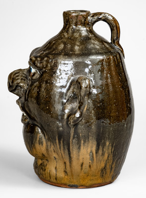 Lanier Meaders, Cleveland, Georgia Stoneware Face Jug, c1985