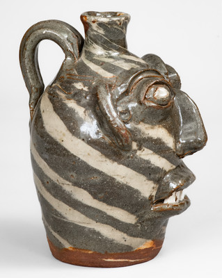 B.B. CRAIG / VALE, North Carolina Stoneware Face Jug