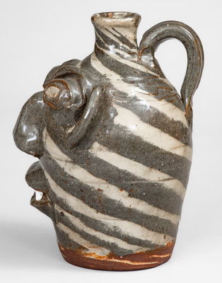 B.B. CRAIG / VALE, North Carolina Stoneware Face Jug