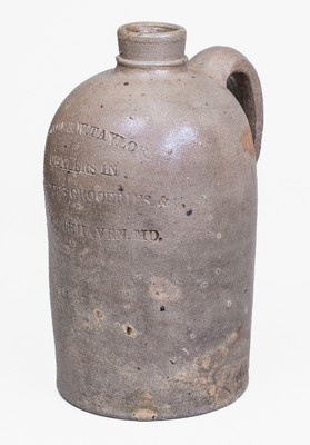 Rare Small-Sized White Haven, MD Advertising Jug, Baltimore origin