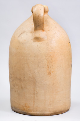 Exceptional W.H. FARRAR & Co. / GEDDES, N.Y. Stoneware Jug w/ Elaborate Bird and Floral Motif