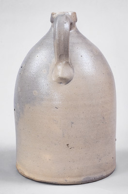 Very Rare J. NORTON & CO. / BENNINGTON VT Stoneware Jug w/ Cobalt Pheasant on Branch Decoration