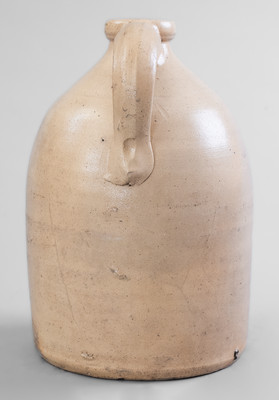 Scarce J. & E. NORTON / BENNINGTON, VT Stoneware Bird Jug, c1855