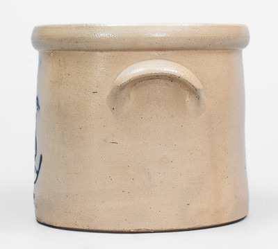 WHITES UTICA, New York Stoneware Bird Crock, c1865