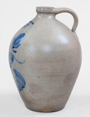 Two-Gallon Stoneware Jug Stamped JORDAN, NY State origin, circa 1840
