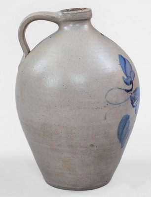 Two-Gallon Stoneware Jug Stamped JORDAN, NY State origin, circa 1840