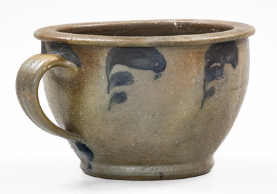 Extremely Rare Stoneware Chamber Pot attrib. Swank Pottery, Johnstown, PA