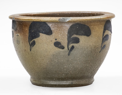 Extremely Rare Stoneware Chamber Pot attrib. Swank Pottery, Johnstown, PA