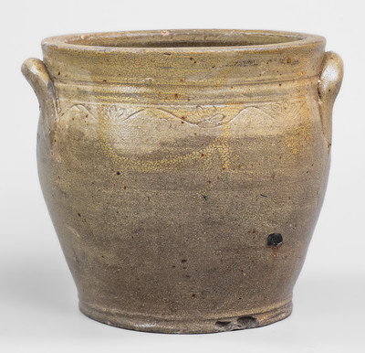 PAUL CUSHMAN S STONEWARE FACTORY / 1809 Stoneware Jar, Albany, New York