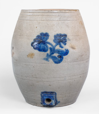 Ohio Stoneware Keg-Form Cooler, mid 19th century