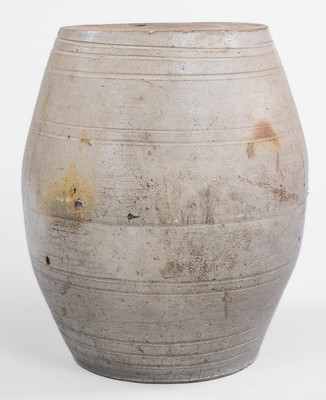 Ohio Stoneware Keg-Form Cooler, mid 19th century