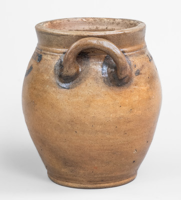 Scarce J. REMMEY / NEW-YORK, John Remmey III, Manhattan, NY Stoneware Jar, early 19th century