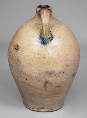 C. CROLIUS / MANUFACTURER / MANHATTAN-WELLS / NEW-YORK Stoneware Jug