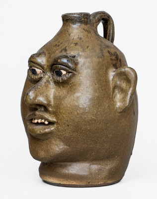 Lanier Meaders Stoneware Face Jug, Cleveland, GA, circa 1985