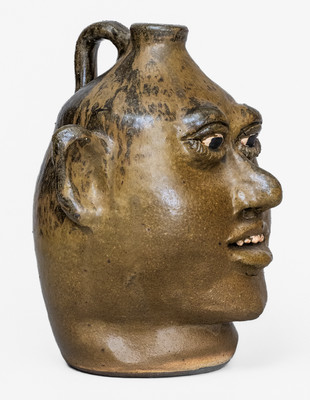 Lanier Meaders Stoneware Face Jug, Cleveland, GA, circa 1985
