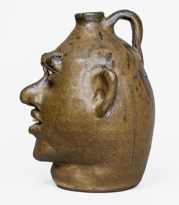 Lanier Meaders Stoneware Face Jug, Cleveland, GA, circa 1985