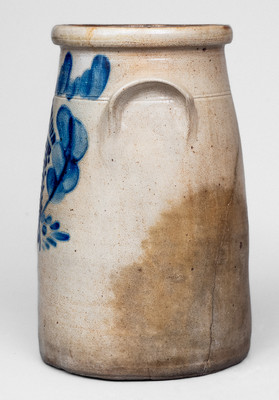 2 Gal. Stoneware Churn attrib. Somerset Potters Works, Somerset, MA