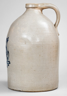 3 Gal. ALBANY, NY Stoneware Bird Jug, third quarter 19th century